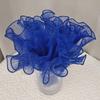 Valentine's Day 3D Ruffled Mesh Lace Flower Bouquet Wrap