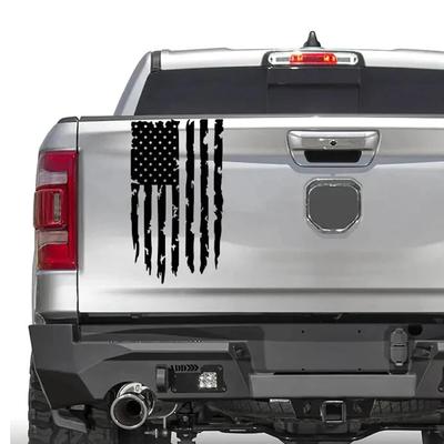 Car Sticker USA Flag Decor Decal For Dodge RAM Toyota Hilux Tacoma Jeep Gladiator Isuzu Dmax Ford F150 Auto Tuning Accessories