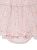 Gelato Pique Baby Heart Print Tulle PBCO254489 Size 70 Romper, PNK,
