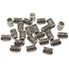 24pcs/Set Vintage Futhark Runes Viking Beads Spacer Large Hole Beard or Hair Bead for Charm Bracelet DIY Handmade Jewelry Making