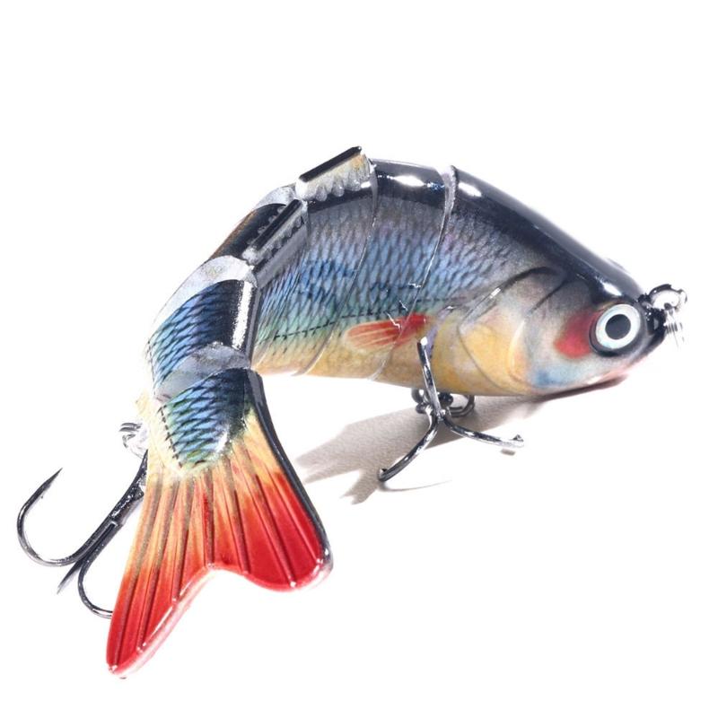 Mehrgelenkige Crankbaits 6 Segmente Hartköder Forellenköder Swimbait Minnow Angelköder Wobbler Angelausrüstung