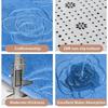 Flower Engraving Bathroom Mat Bath Non-slip Carpets In Wash Basin Bathtub Side Floor Rug Shower Room Doormat Memory Foam 3D Pad