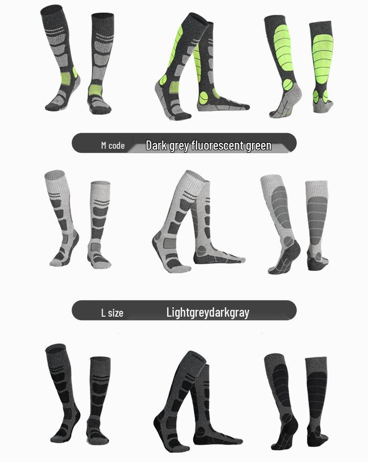 Merino Wool Outdoor Hiking & Ski Socks
