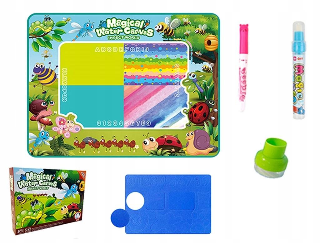 MATA DO KOL. PISAKIEM WODNYM OWADY 44x32cm 9941