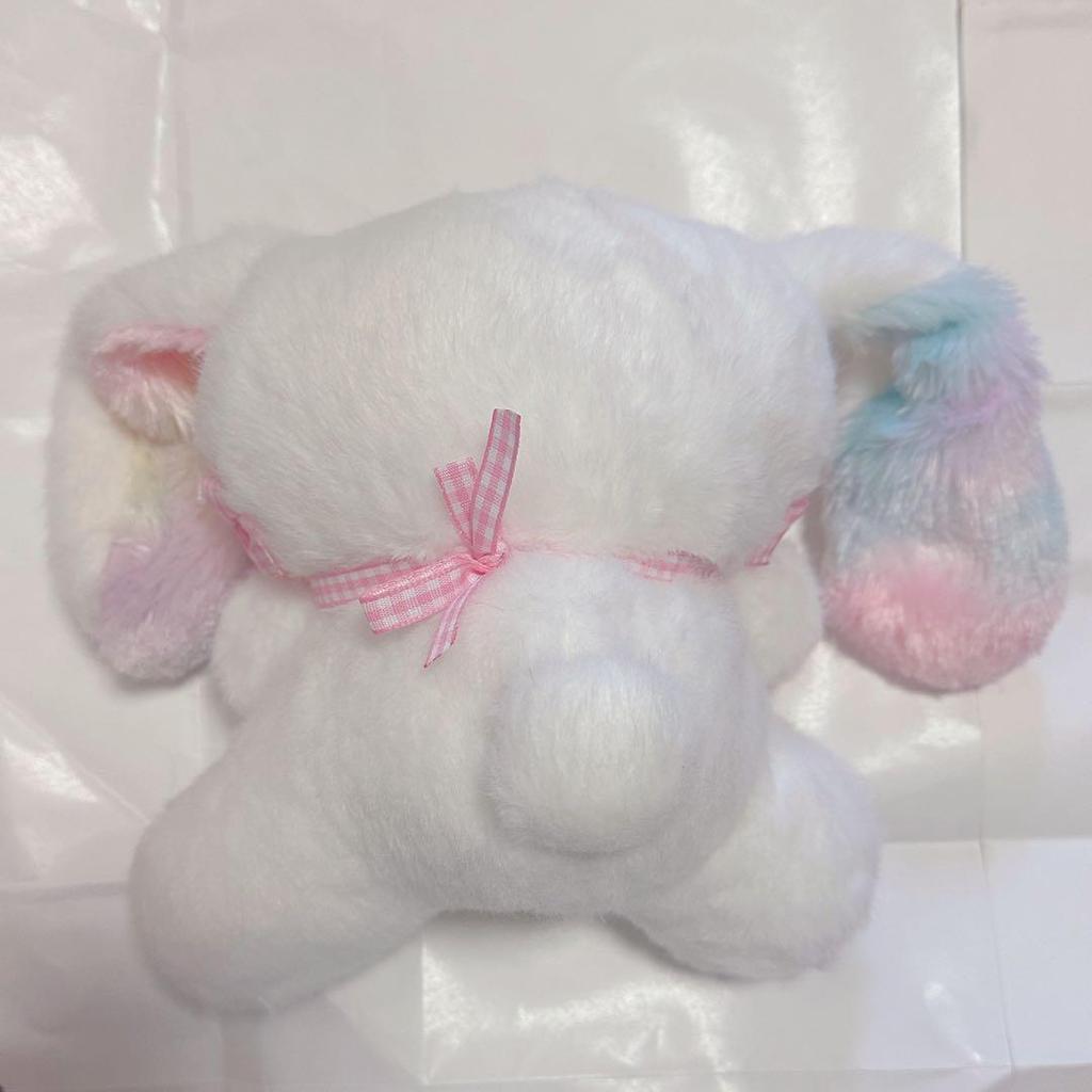 [USED] Lily Ribbon Artist Felt Teddy Bear Handmade Plush Toy
