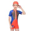 Kids' Quick-Dry Sun Protection One-Piece Swimsuit for Boys