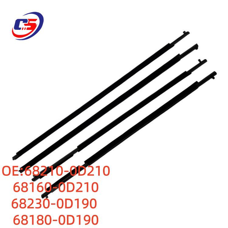 

Compatible Toyota Glass Outer Weatherstrip for 68210-0D210, 68160-0D210, 68230-0D190 Models 68210-0D210, 68160-0D210, 68230-0D190, 68180-0D190