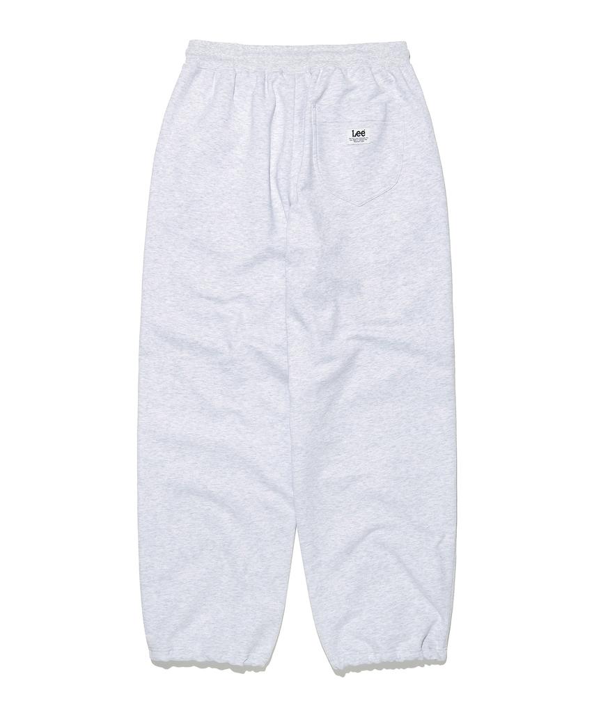 LEE Felt Twitch Logo Sweatpants Light Grey