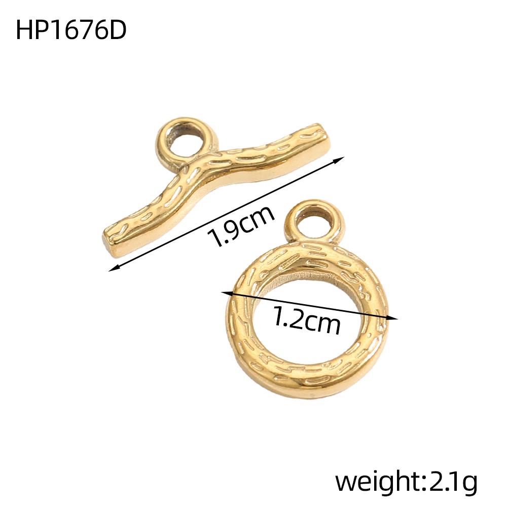 

3PCS/LOT CARLIDANA Stainless Steel OT Clasp Non-Tarnish Closure Buckle for Necklace Bracelet