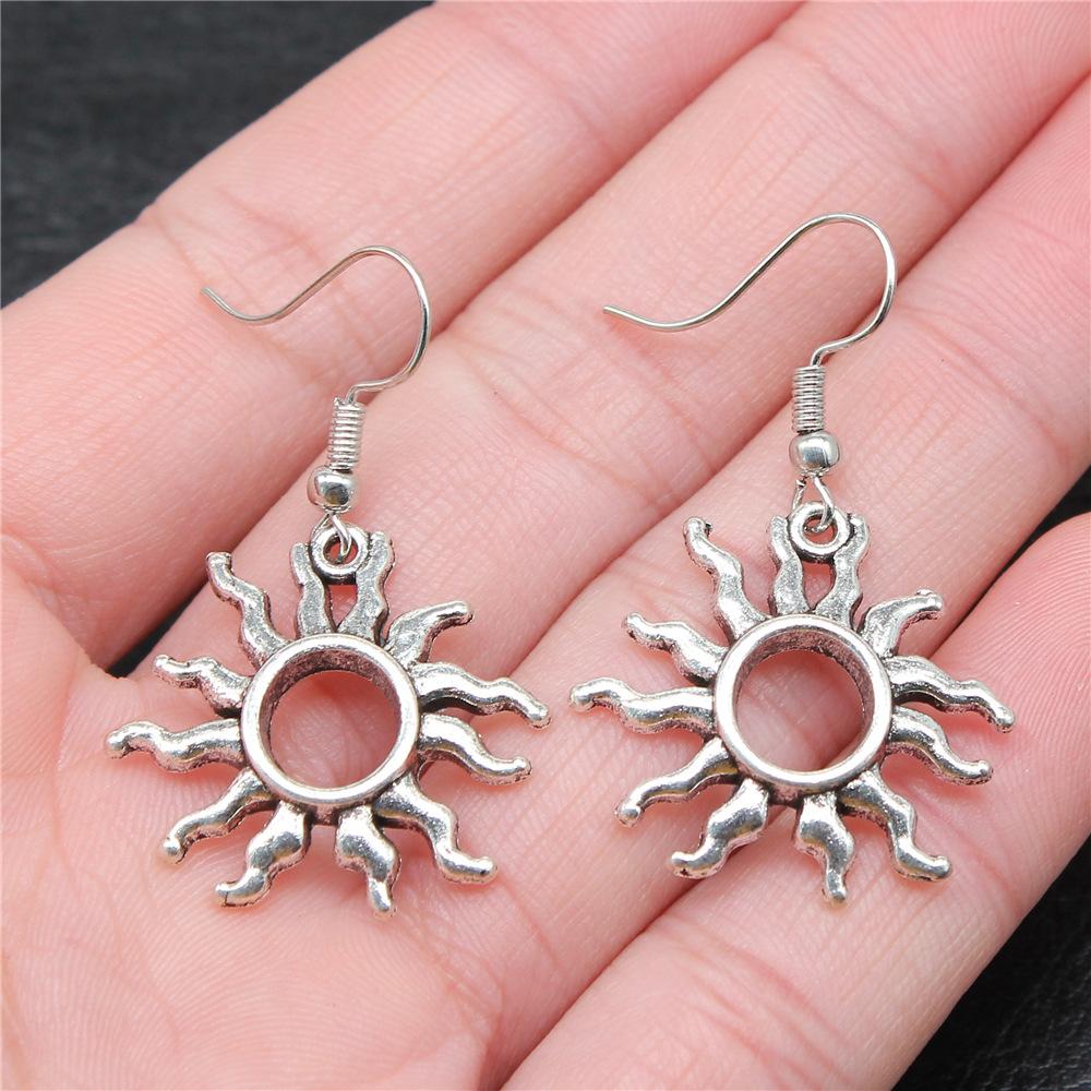 53 styles Inspired Jewellery Fashion Women Gifts Vintage Moon Sun Star Dangle Drop Earrings For Women Statement Wiccan Jewelry