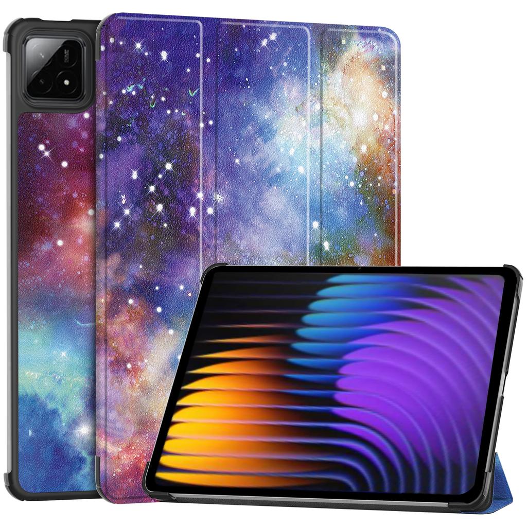 Etui na Xiaomi Pad 7 Pro/Pad 7 Wzór Drukowany Skórzany Stojak Pokrowiec na Tablet