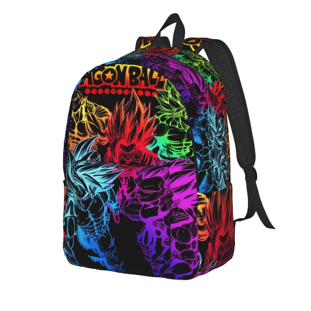 Fashion Dragon Ball Goku Backpack Mochilas Daily School Zipper Closure Rucksack