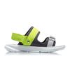 LiNing Comfortable Non-Slip Sports Sandals Kids Sandals Black Green YKUR022-7