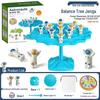Penguin Icebreaker Balancing Tree Board Game with Face-Changing Rubik's Cube and Hidden Building Blocks - Free Shipping