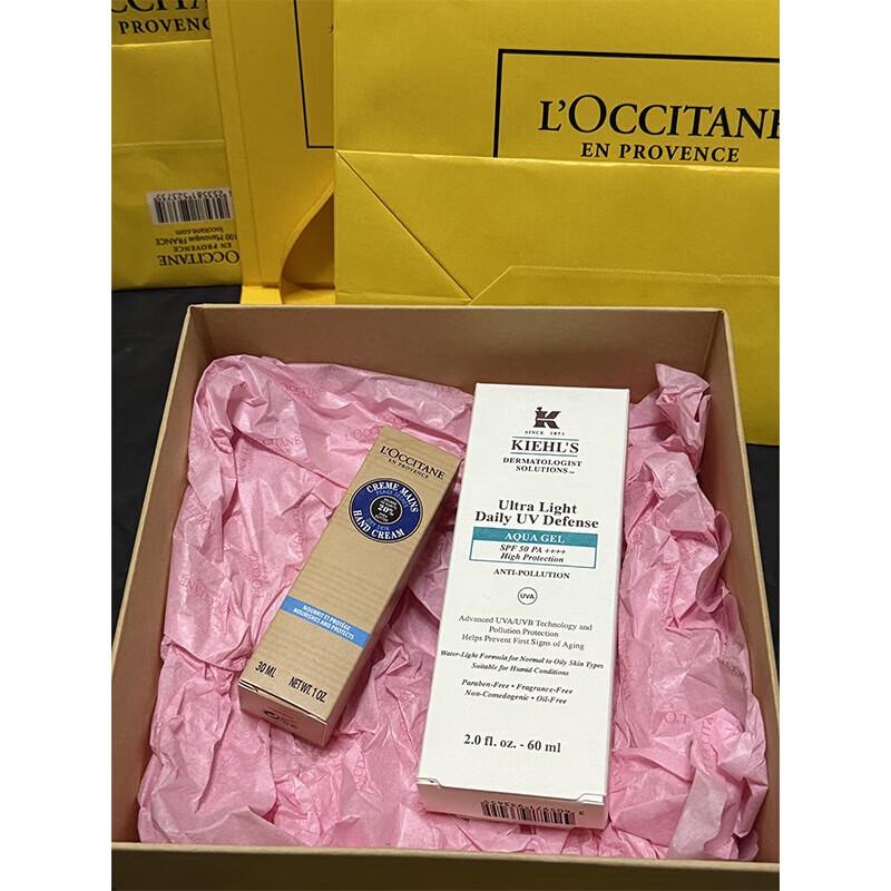 L Occitane Shea Butter Hand Cream  Kiehl s Sunscreen Gift Set
