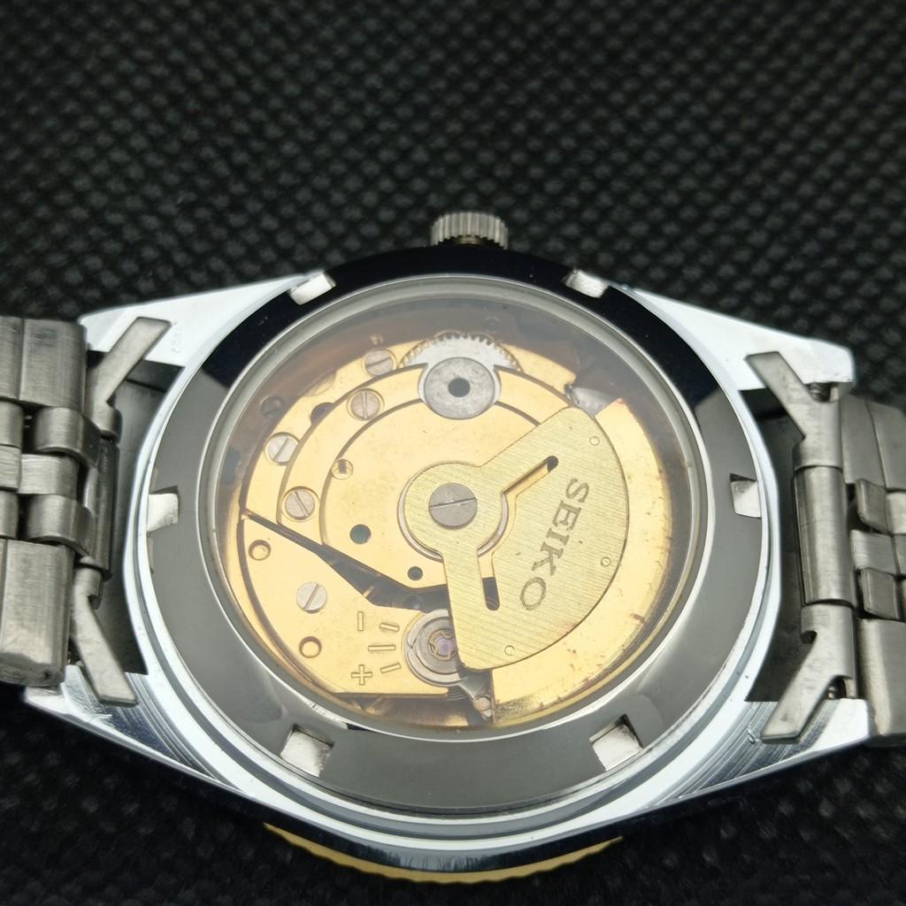 RENOVOVANÉ SEIKO 5 PRESIDENT AUTO PÁNSKÉ HODINKY JAPONSKÉ HODINKY TRANSPARENTNÍ ZADNÍ A305164-2