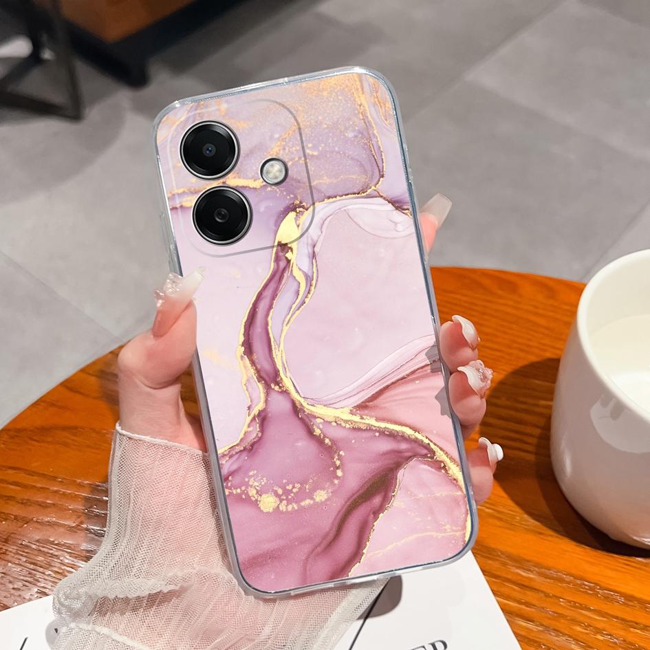 For Oppo A3x K12x Realme 13 Pro Narzo N63 13pro Pro+ Back Cover Clear TPU Silicone Super Shockproof Camera Protection Fruit Pattern Phone Case Housing
