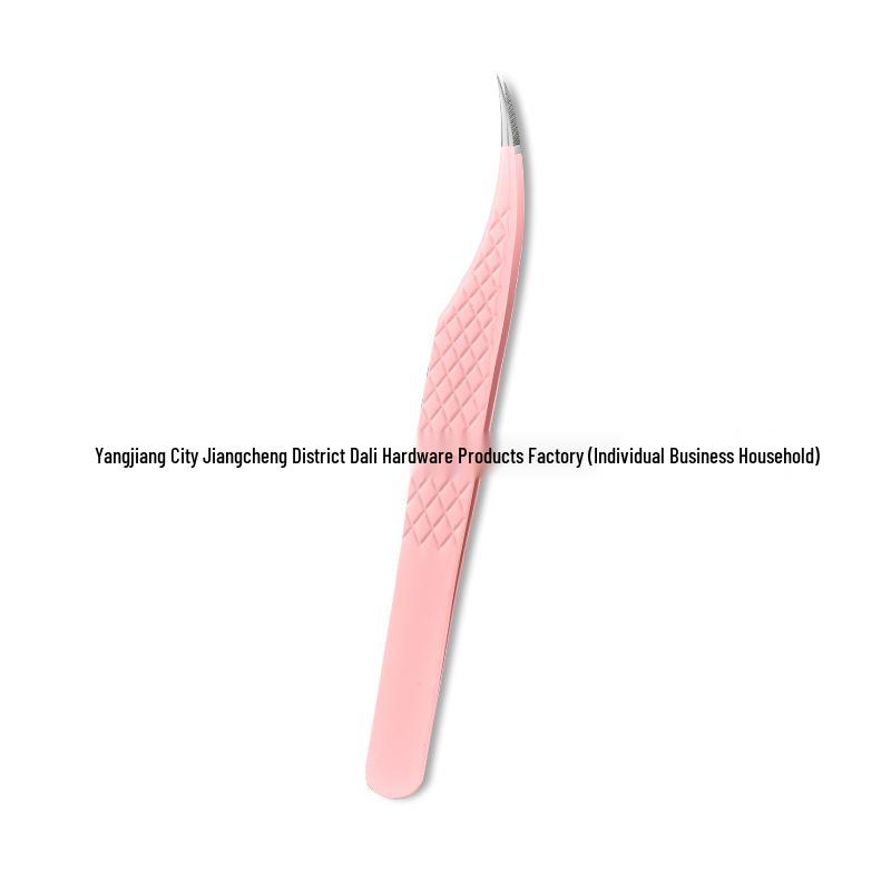Precision Fiber Tip Eyelash Tweezers for Detailed Grafting and Blooming