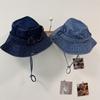 Western Cowboy Hat Bucket Hat Sunshade Sun Hat Women Outdoor Travel Camping Fishing Basin Hat Men