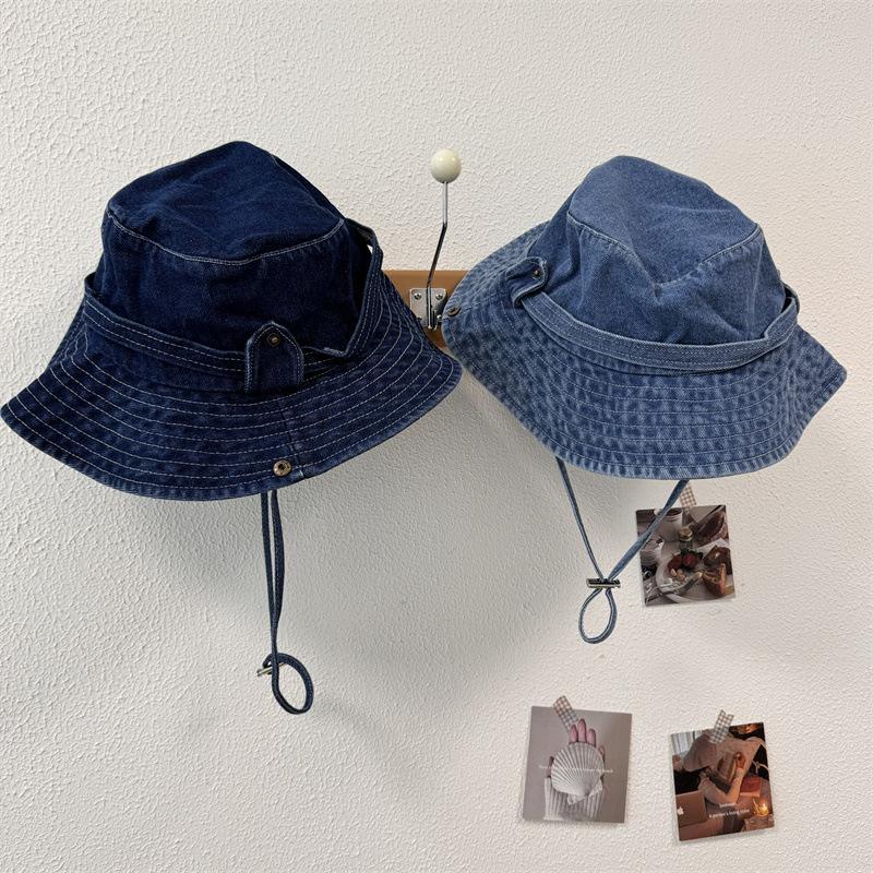 Western Cowboy Hat Bucket Hat Sunshade Sun Hat Women Outdoor Travel Camping Fishing Basin Hat Men