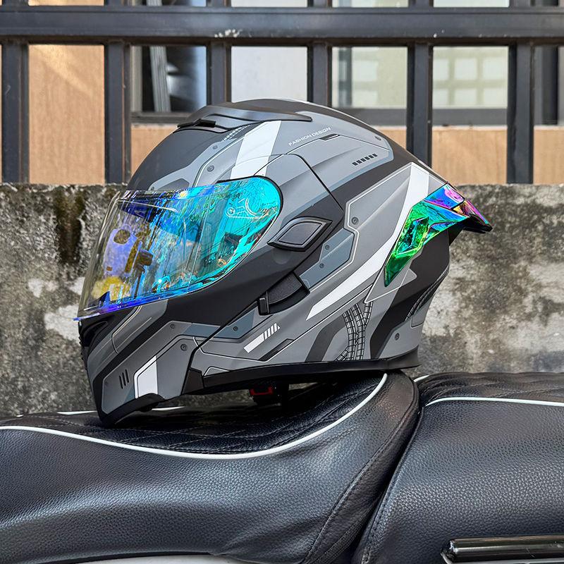 Motorcycle Helmets Men's and Women's Uncovered Helmets Winter Locomotive Helmets Four Seasons Bluetooth Riding