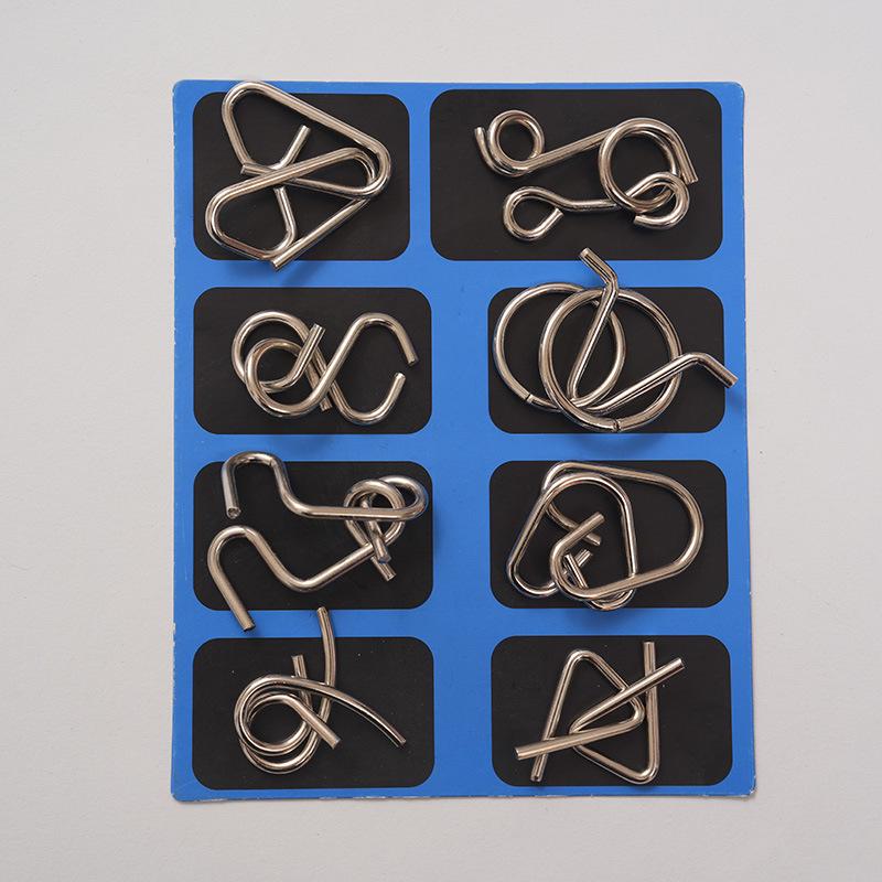 

Детский набор головоломок «Замок Лубань» - Девять переплетающихся колец для мальчиков и девочек