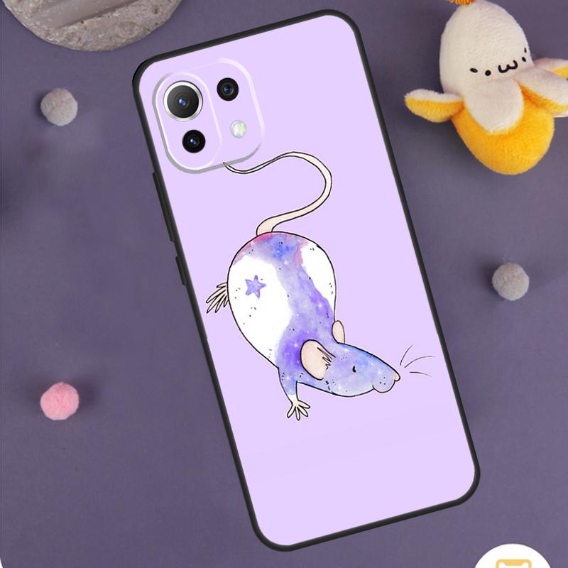Cute Cartoon Animal Rat Case For Xiaomi 15T Pro 13T 14T 14 15 Ultra 17 Pro Max POCO F8 Pro F5 F6 F7 X5 X6 X7 Cover