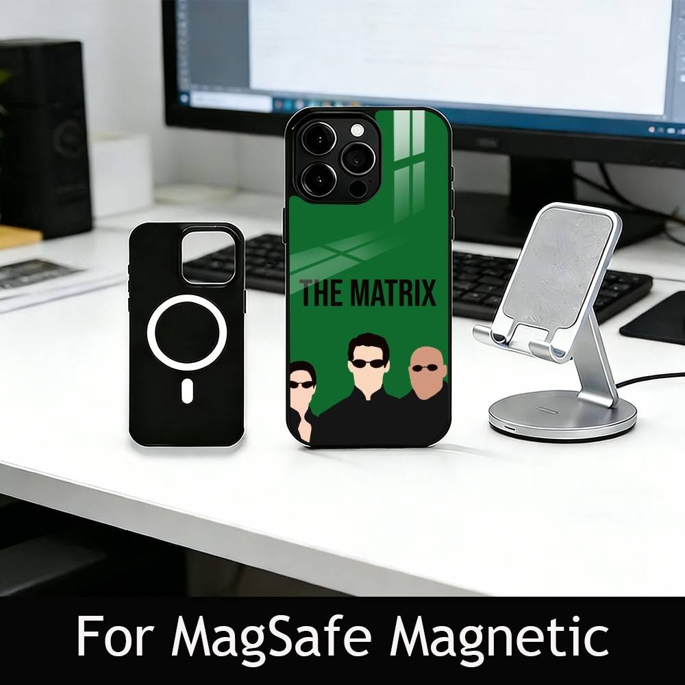 T-The M-Matrix Phone Case For iPhone17,16,15,14,13,12,11 Plus,Pro Magnetic with Magsafe Wireless Charging
