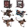 MOC Medieval Blocks Roman Castle Characters Legionary Crossbow Car Chariot Military Weapons Set Buy Goods Mini Brick Toy R047