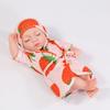 Mini 11-inch Reborn Doll with Closed Eyes, Simulation Baby Doll for Little Girls, Early Education Sleeping Doll