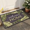 60*40cmv Floor Mat Anti-Slip Door Mat Letter Printing Entry Door Carpet Coir Doormat Gifts For Outdoor Indoor Guesthouse Decor