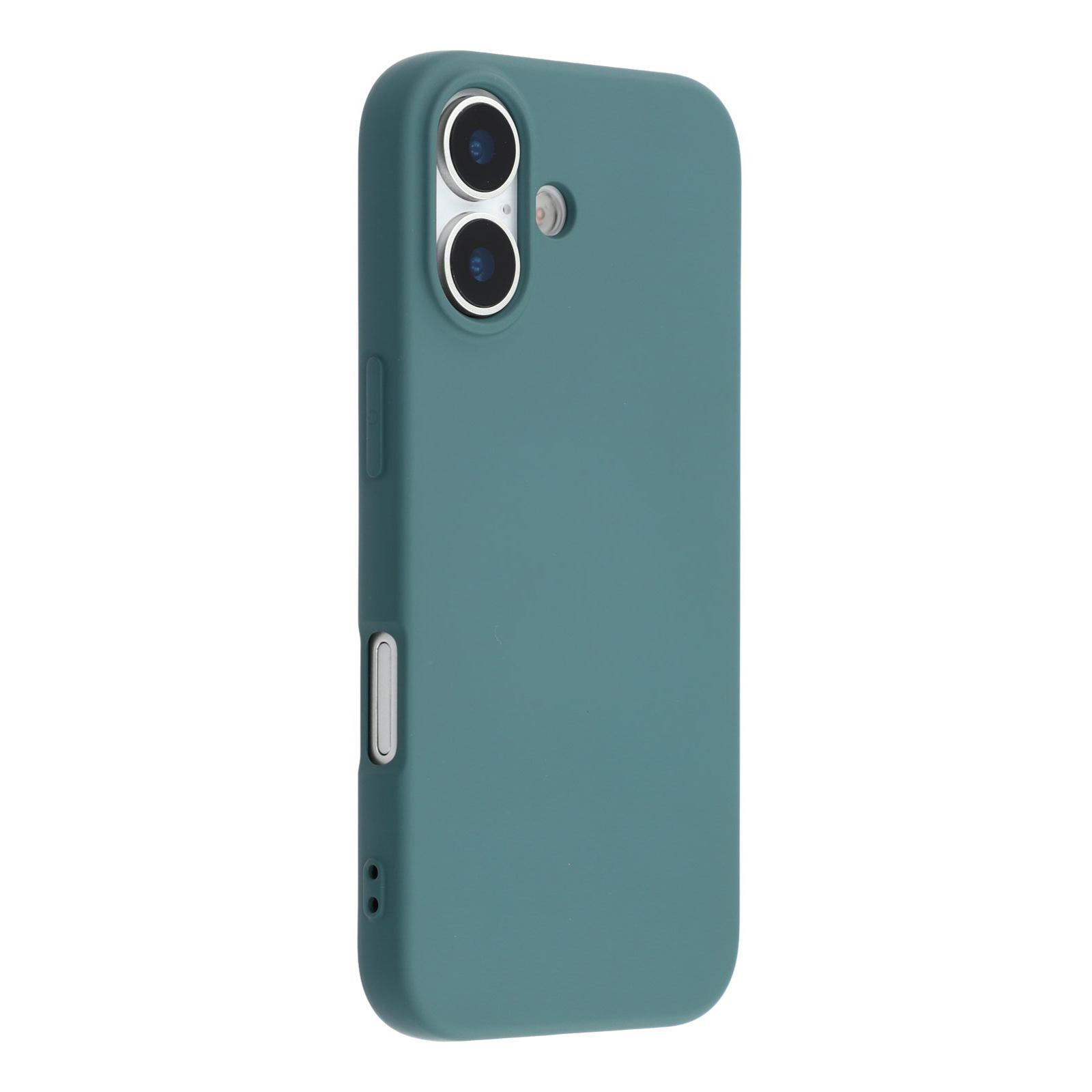 

For iPhone 17 Case Arc Edge 2.0mm TPU Protective Phone Cover Midnight Green