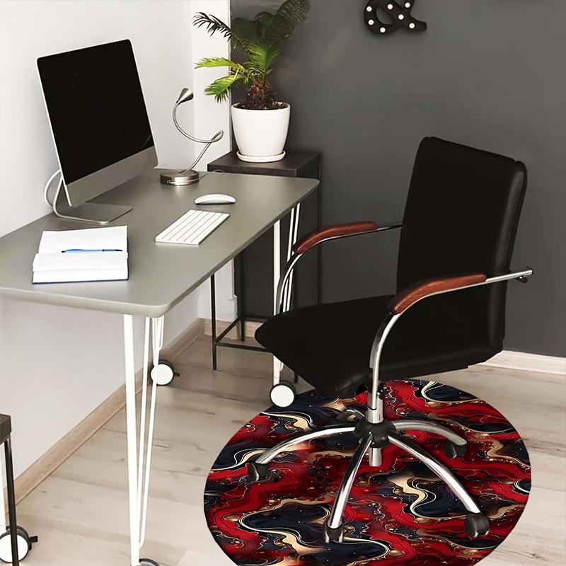 1pc Office Carpet Chair Mats Abstract Cosmic Swirl Artwork Perfect for Decorating Office Chairss, Or Bedrooms.YDT545 80cm by 80cm