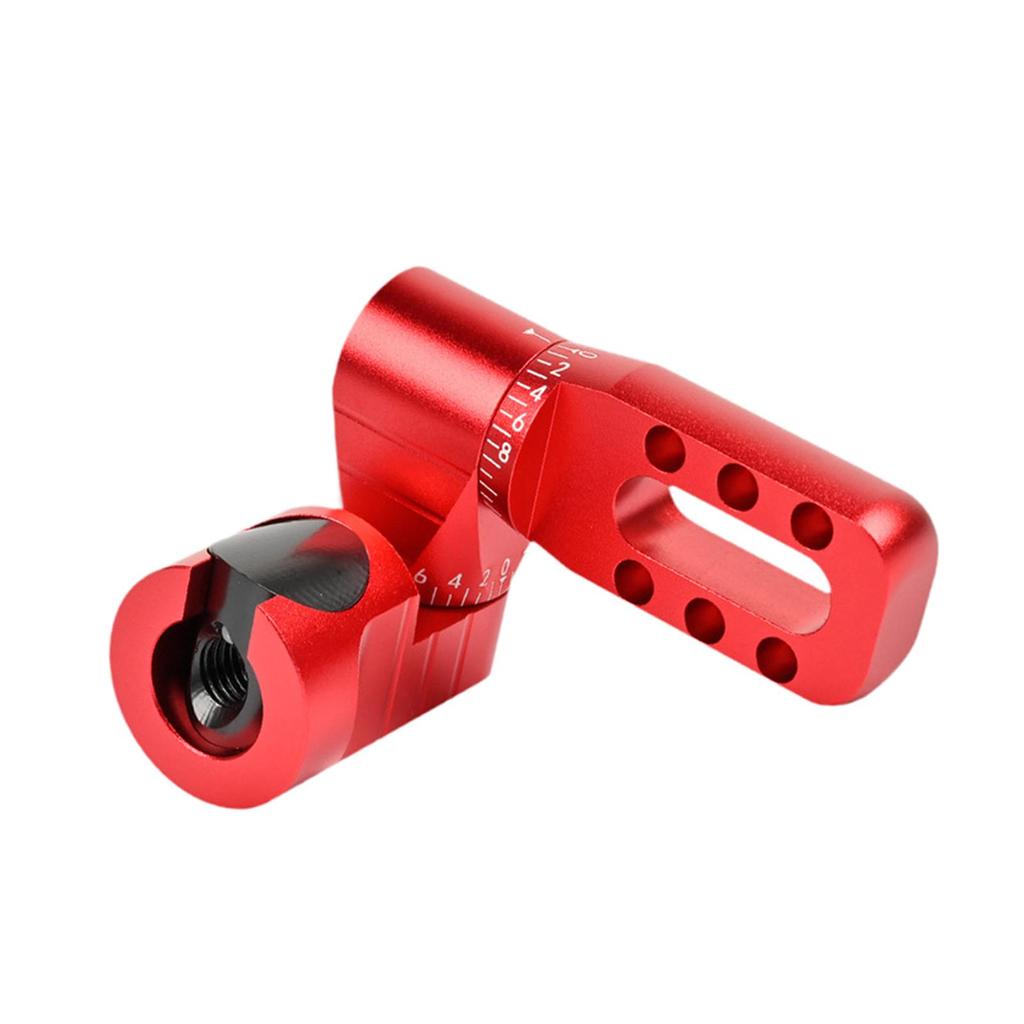 Single Side Adjustable Bow Mount Gear Structure V Bar Aluminum Alloy Quick Release for Recurve and Compound Archery