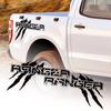 nlbn7 Car Body Side Sticker For Ford Ranger Raptor XLT XL Lariat  T6 Trim Pickup Truck Bed Decor Cover Decal Auto Tuning Decoration