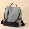 Women's Nylon Backpack Color Contrast Large Capacity Women's Backpack Mummy Bag