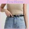Genuine Leather Womens Belt For Casual Office Wear With Alloy Buckle