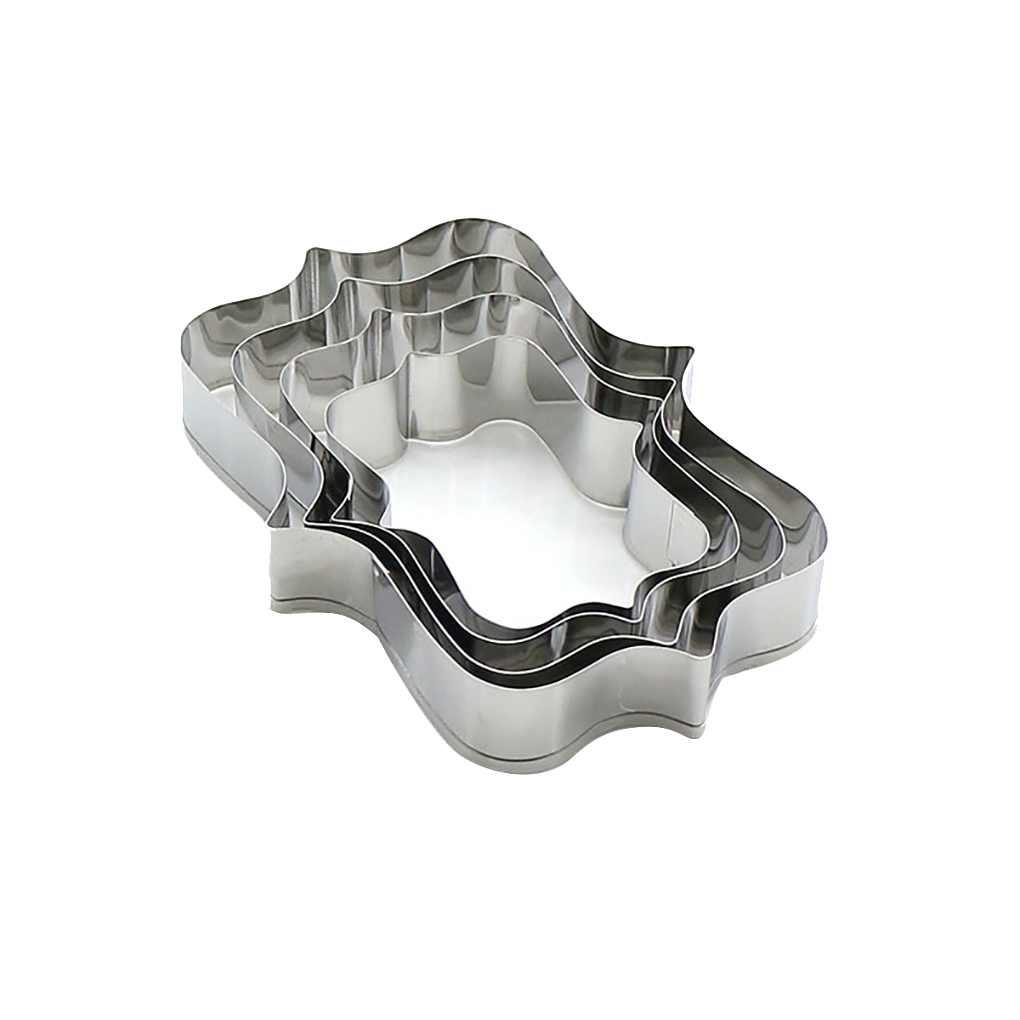 

4 шт. нержавеющая сталь лепестковый цветок бисквит помадка торт декор резак форма для выпечки 11*8cm, 8.2*6cm, 9.6*6.9cm, 6.5*4.7cm