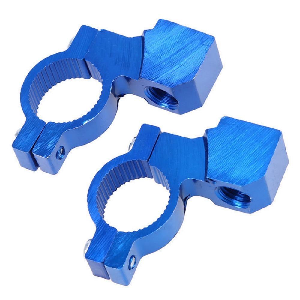Aluminum Alloy Rear View Mirror Bracket Clamp Screw Multi-function Mount Adapter Holder CNC Aluminum 22mm 7/8"