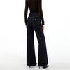 Spring and Autumn retro washed blue jeans women's fashion micro-speaker mopping wide-leg pants retro blue