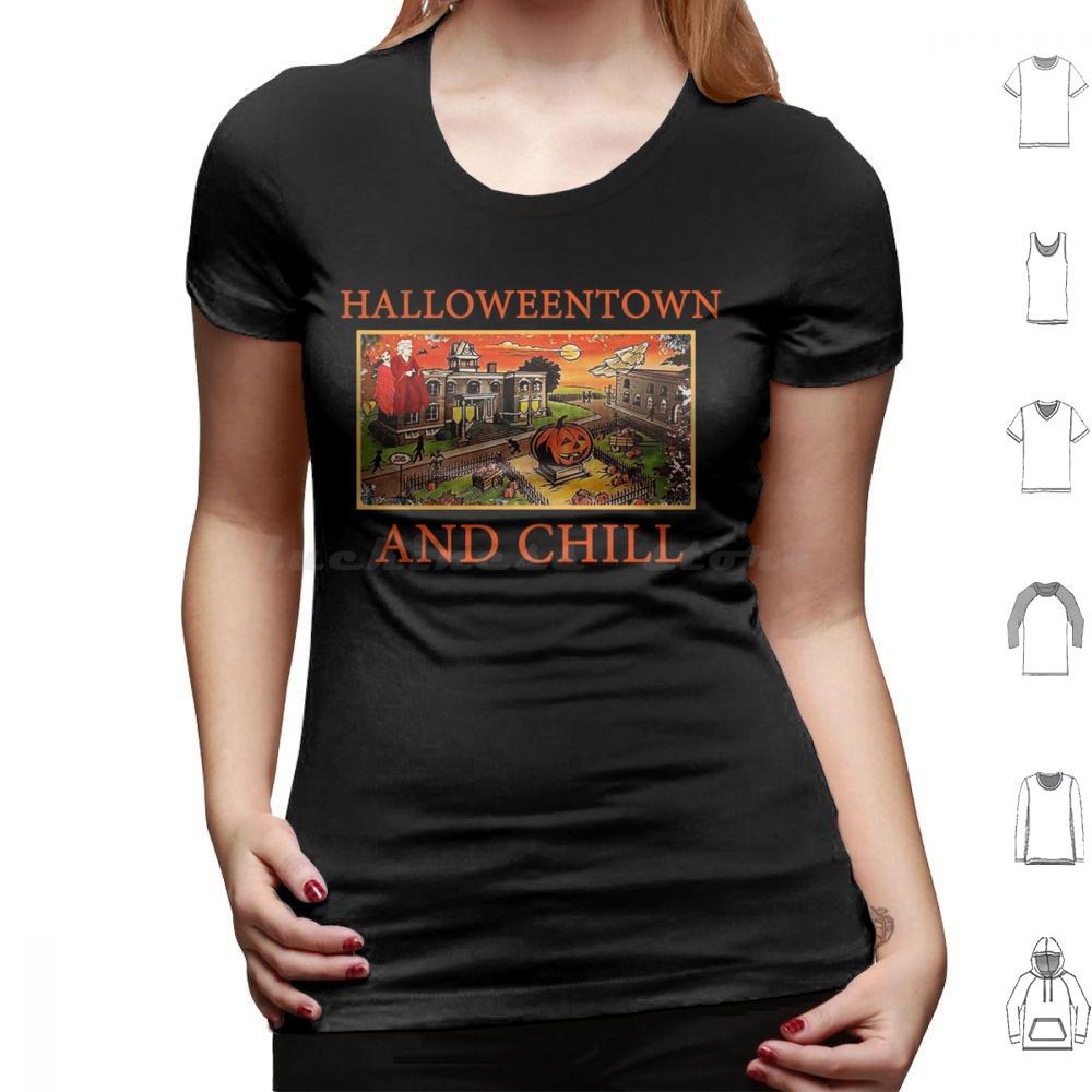 Halloweentown And Chill T Shirt 6xl Cotton Cool Tee Halloweentown Halloweentown University Halloween Halloweentown And Chill