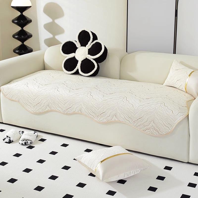 

Диванная подушка неправильной формы Four Seasons Универсальный простой современный чехол для дивана Нескользящий тканевый чехол для подушки. 70*70