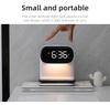 15W Contemporary LED Wireless Charging Bedside Lamp for Bedroom with 3-grade Brightness Night Light and Clock