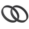 2pcs 132mm Rubber Closed Loop Timing Belt Synchronous Belt Fit for VS4‑10 Axial SCX10 II III