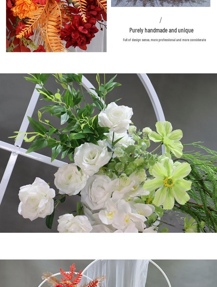 Car Delivery Ceremony Floral Arrangement: Flower Ball Scene Decor with Artificial Flowers for In-Store Display and Soft Decoration