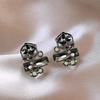 Geometric Cube Stud Earrings: Fashionable & Exquisite Sugar Cube Design for Women