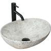 Umywalka Sofia Light Stone Matt - Nablatowa Sku Rea-u0165