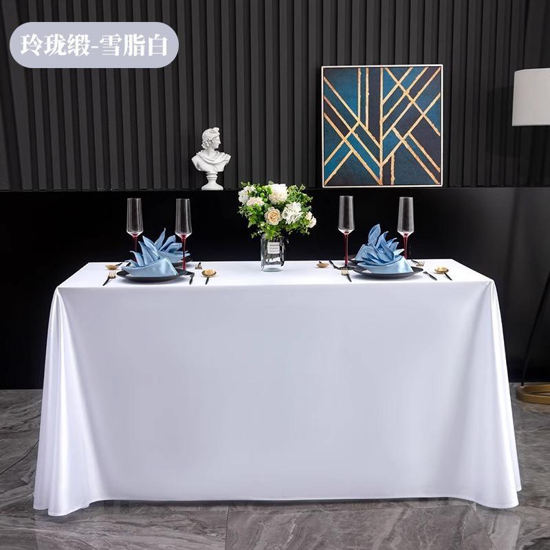 Light Luxury and Simple Tablecloth for Weddings Banquets Hotels Rectangular and Wear-resistant Suitable for Multiple Scenarios