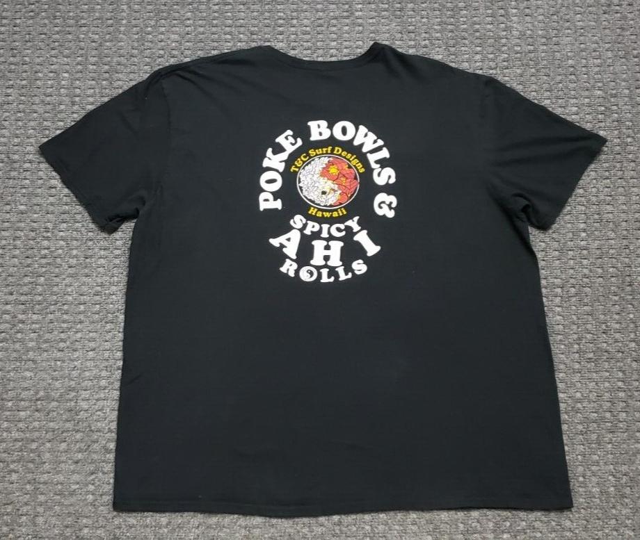 

T C Surf Designs Hawaii Poke Bowls and Ahi Rolls Unisex T-shirt
