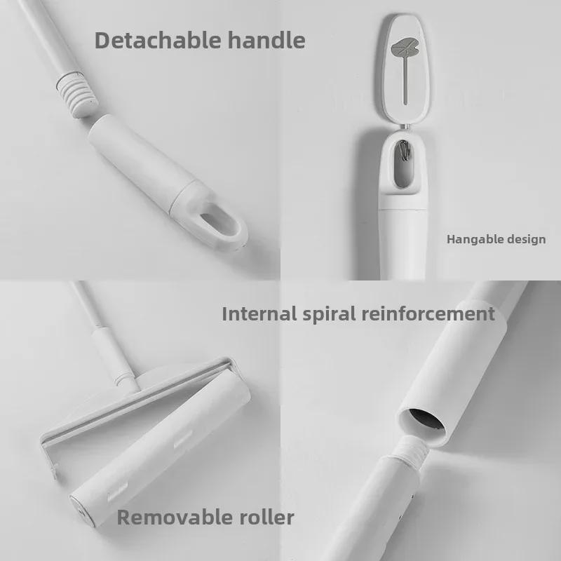 Long-Handle Hair and Dust Sticky Roller Brush